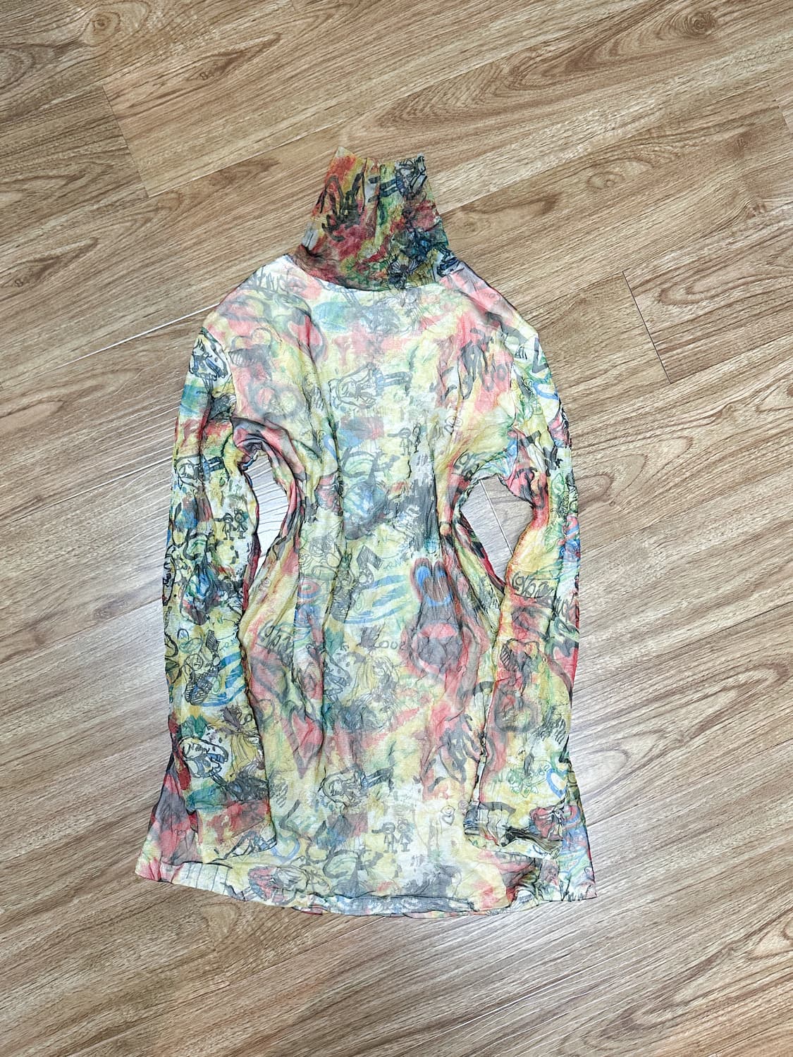 빈티지 오타쿠 긴팔 티셔츠 오네갸루 로걀 라떼 긱시크 오리엔탈 페어리 상품이미지1