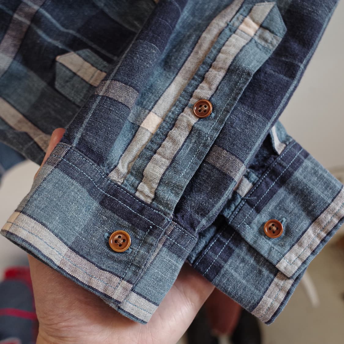 00's J.Crew Plaid Work Shirt 상품이미지5