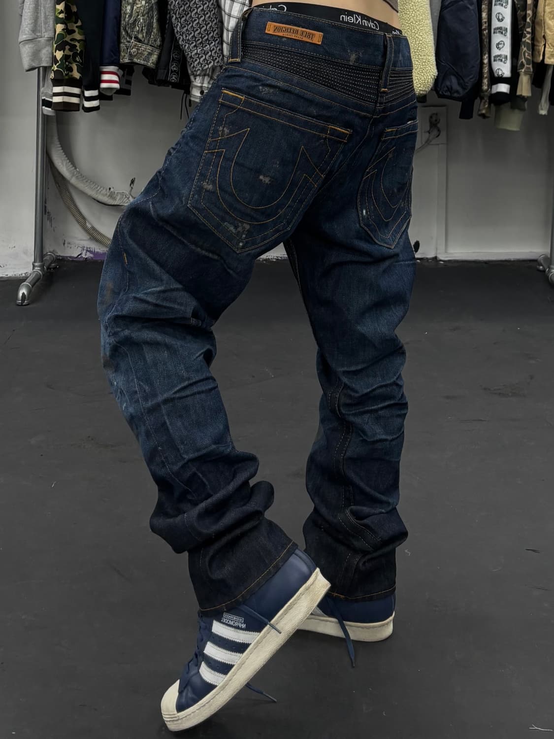 트루릴리전 스터드 데님팬츠 상품이미지4