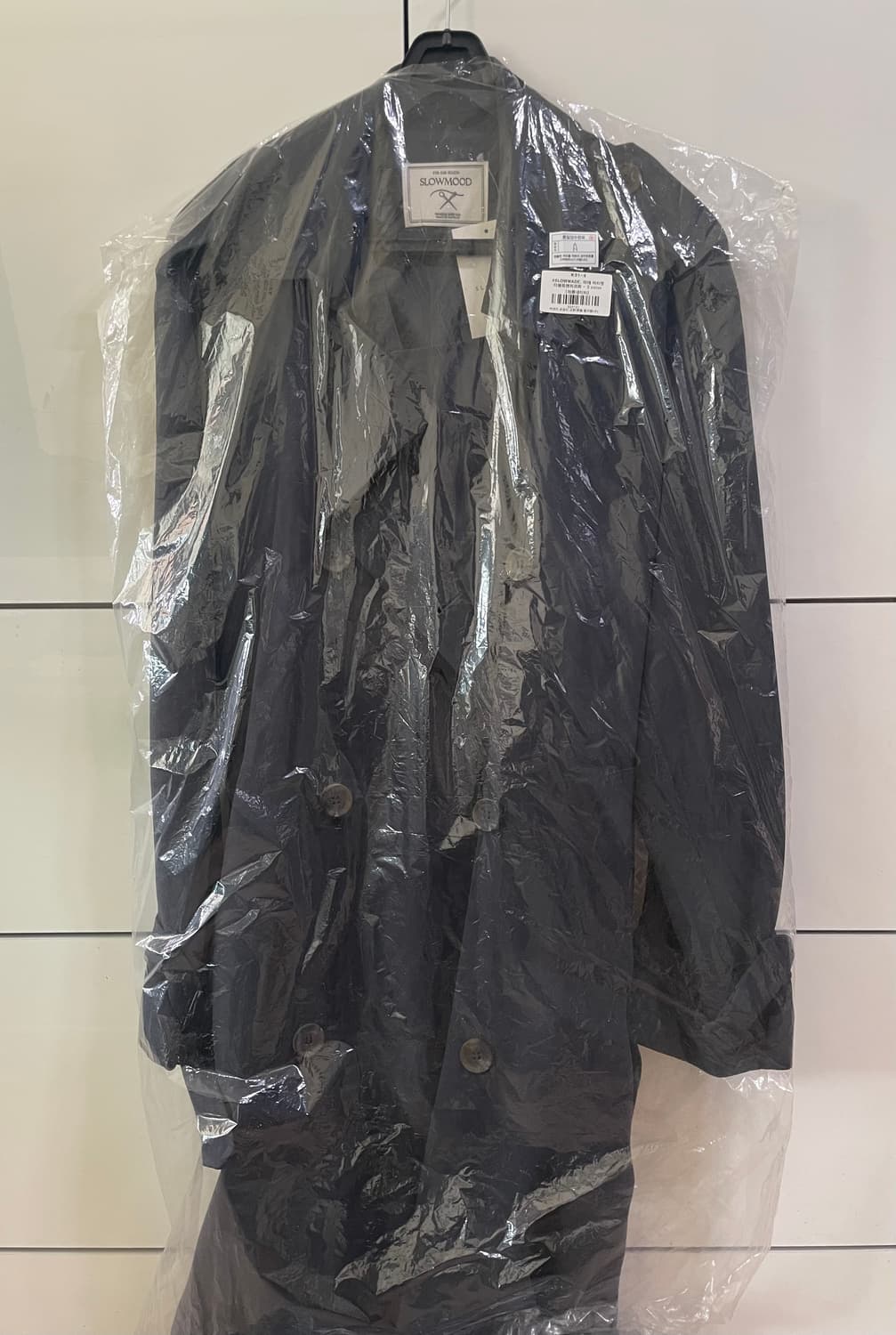 (미착용, 새상품) 슬로우앤드 마레 여리핏 더블트렌치코트 봄옷 가을 상품이미지5