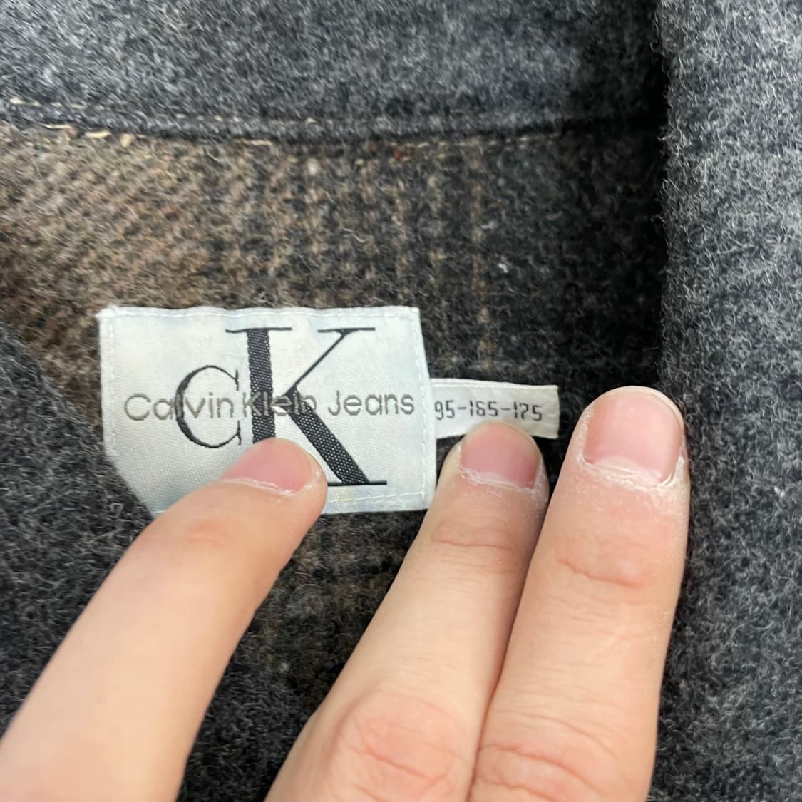 M 캘빈클라인 테크니컬 데님 봄버 자켓 상품이미지7