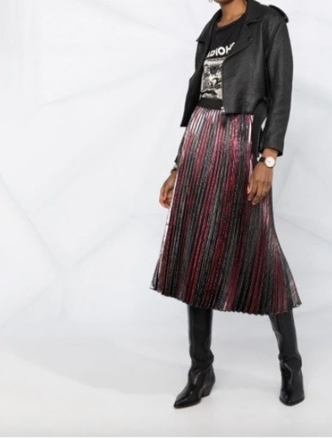 여) 쟈딕 이효리 플리츠 롱스커트 상품이미지3