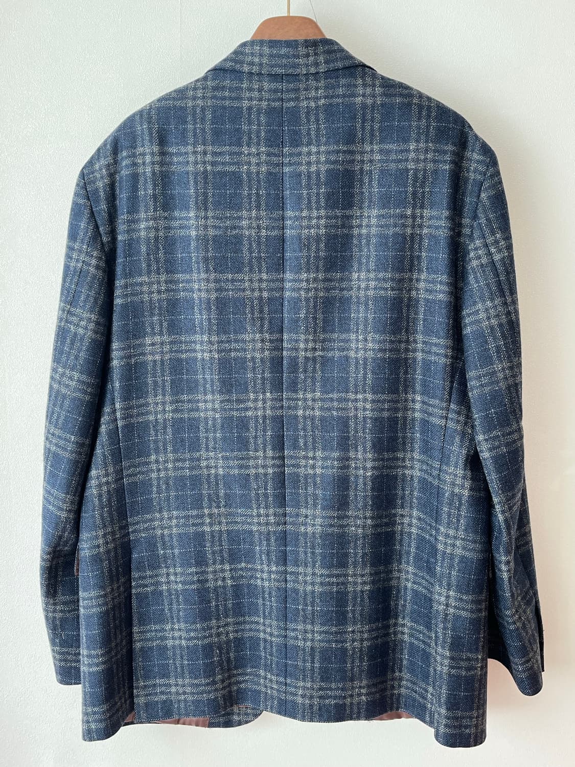 윌리엄스 & 켄트 체크 울 실크 린넨 블레이저 MADE IN USA 상품이미지3