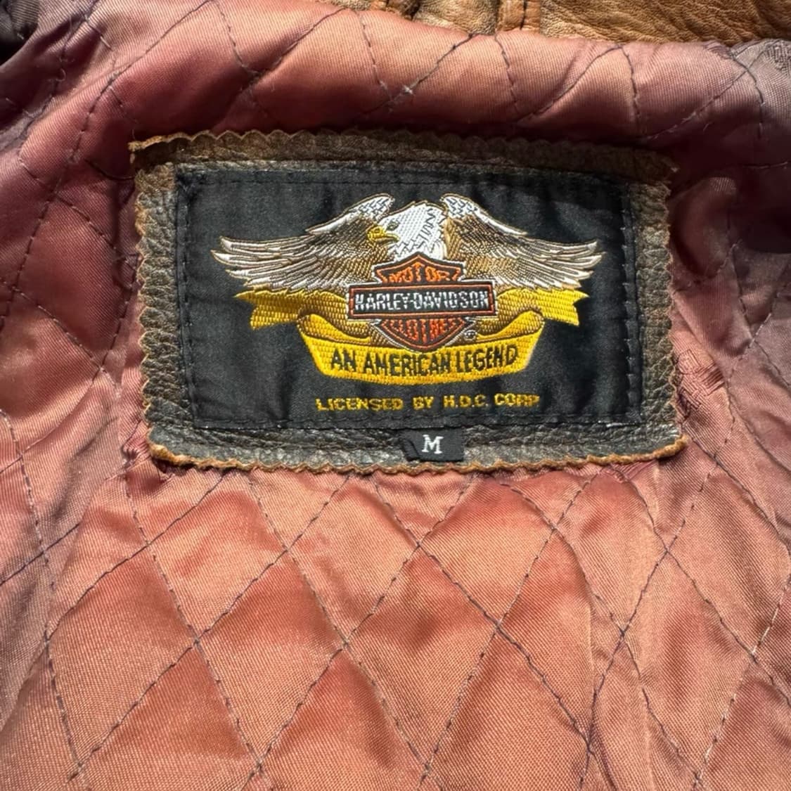 Harley-Davidson 빈티지 RBC 헤비 카우하이드 레더 자켓 상품이미지6