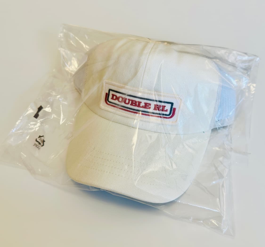 RRL 더블알엘 25SS 로고 패치 트러커 캡 크림컬러 신품 상품이미지4