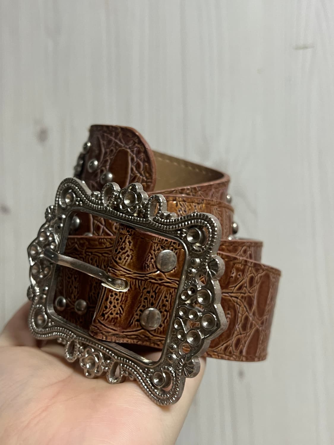 빈티지 웨스턴 카우보이 벨트 상품이미지1