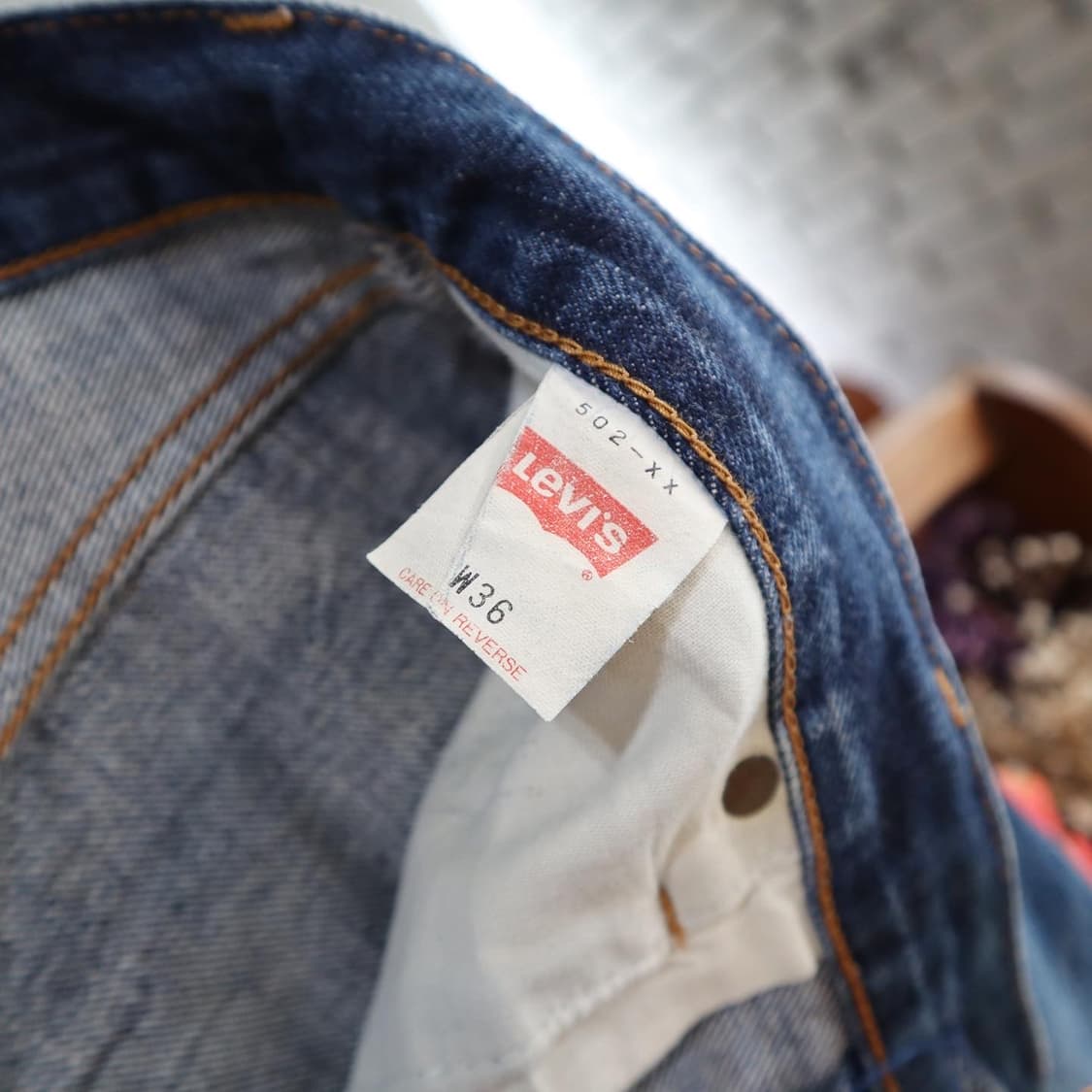 리바이스 90s 502 셀비지 데님 상품이미지7