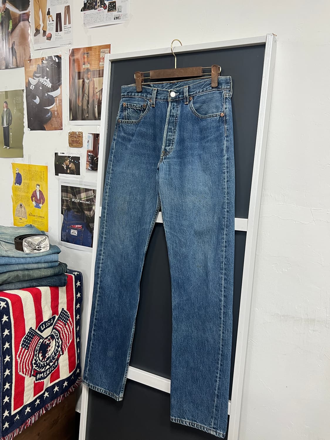 USA Levis 리바이스 501 스트레이트 데님 팬츠 상품이미지10