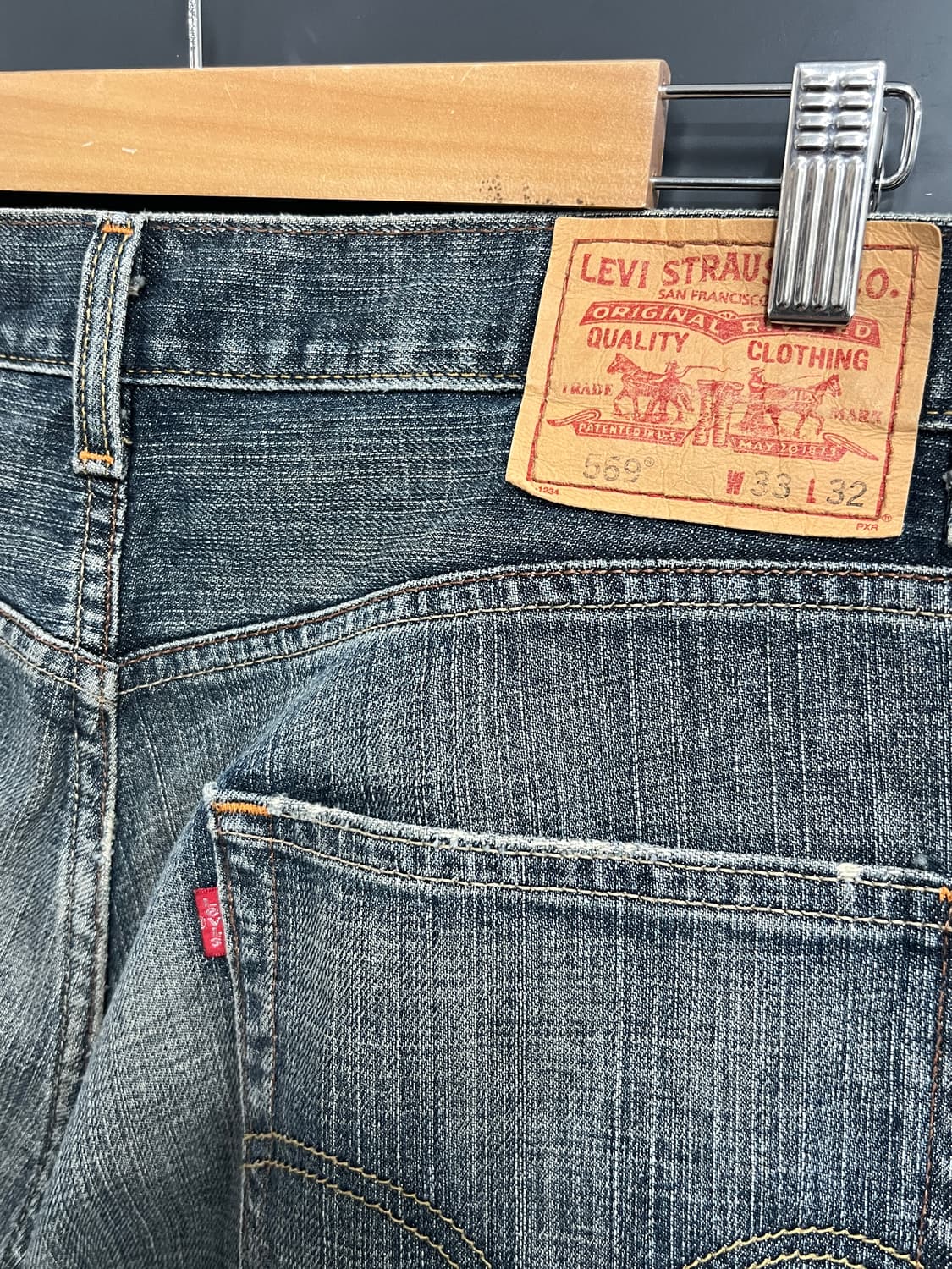 00s Levis 리바이스 569 루즈 스트레이트 데님 팬츠 상품이미지3