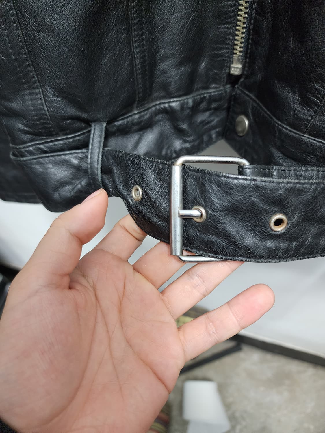 소가죽 90's 라이더자켓  상품이미지3