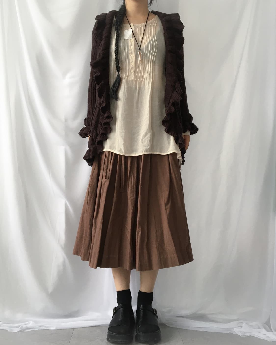 Unbalanced blouse 상품이미지5
