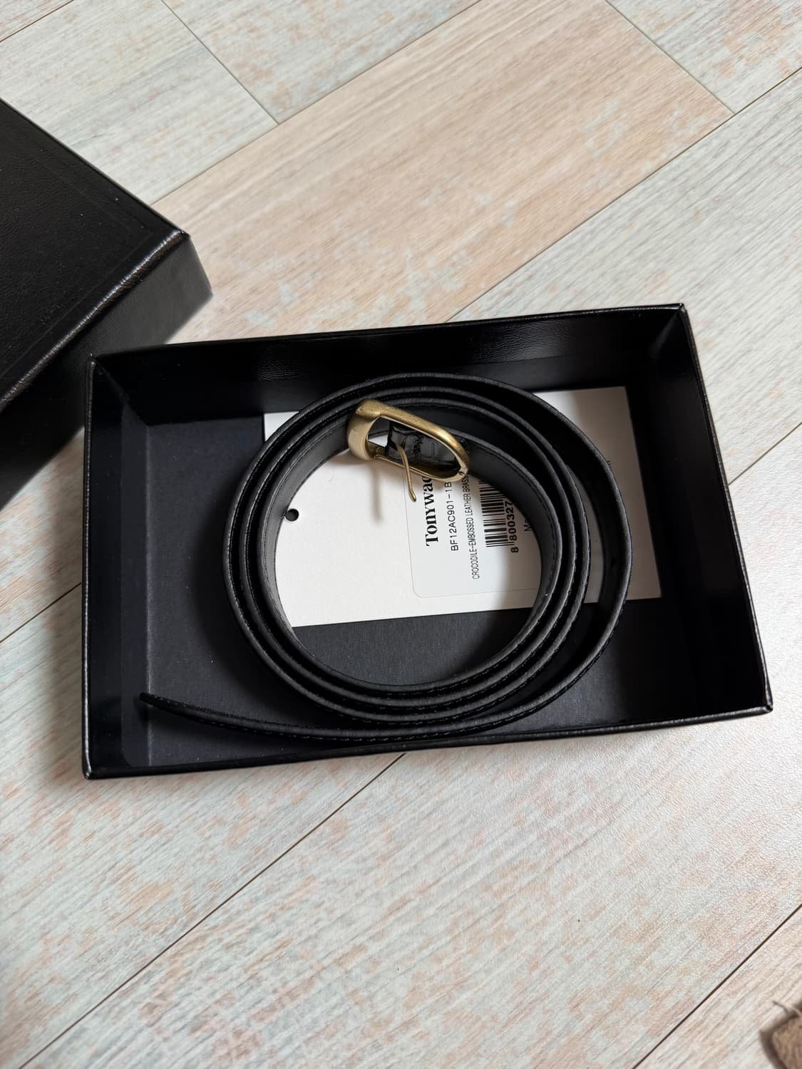 토니웩 크로커다일 벨트 + 10퍼 할인쿠폰 판매합니다 상품이미지1