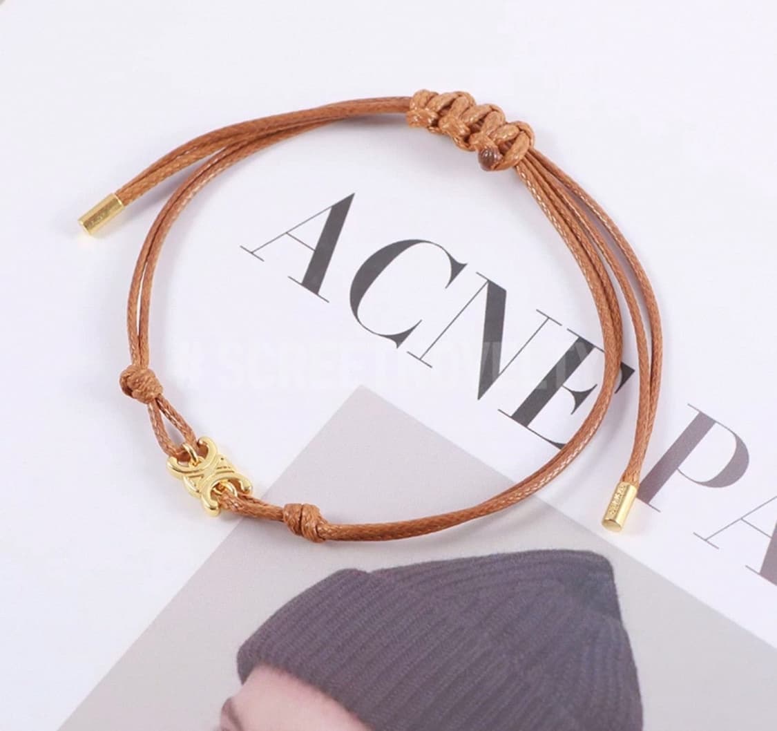 트리옹페 브라운 두줄 팔찌 상품이미지2