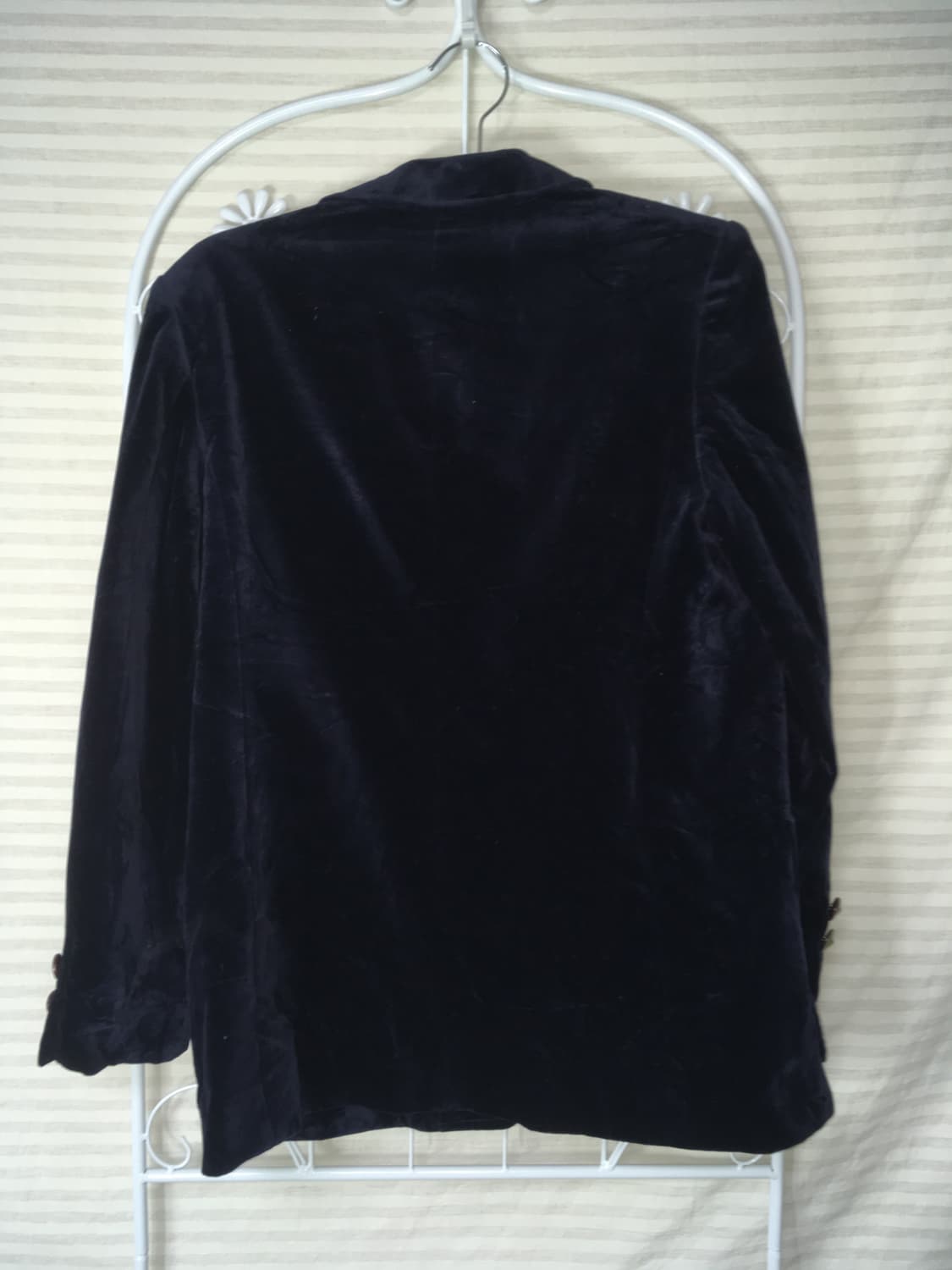 빈티지 벨벳 네이비 블레이저 y2k 스트릿 갸루 펑키 일본빈티지713 상품이미지2