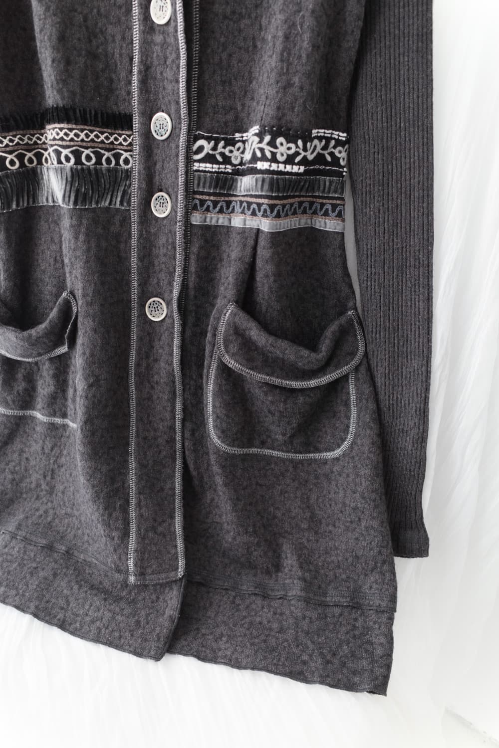 knit pattern long cardigun 상품이미지4