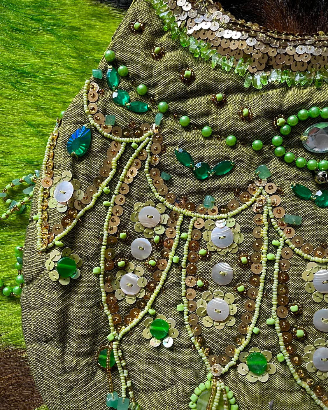 Indonesian Jewelry Trimming Shoulder Bag 상품이미지5