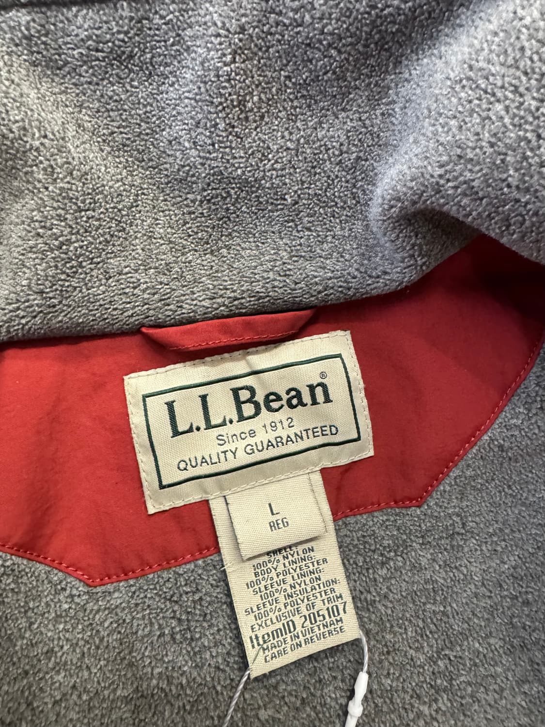 엘엘빈 플리스 라이닝 웜업자켓 상품이미지4