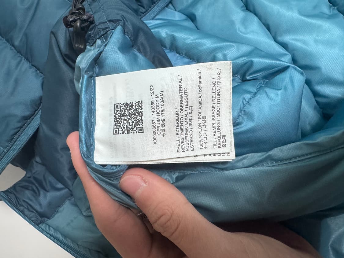 아크테릭스 세륨 후디 서린 솔레스 M 상품이미지10