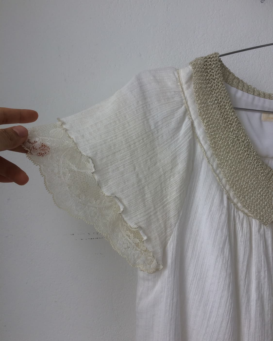 Lace trimming cardigan 상품이미지4
