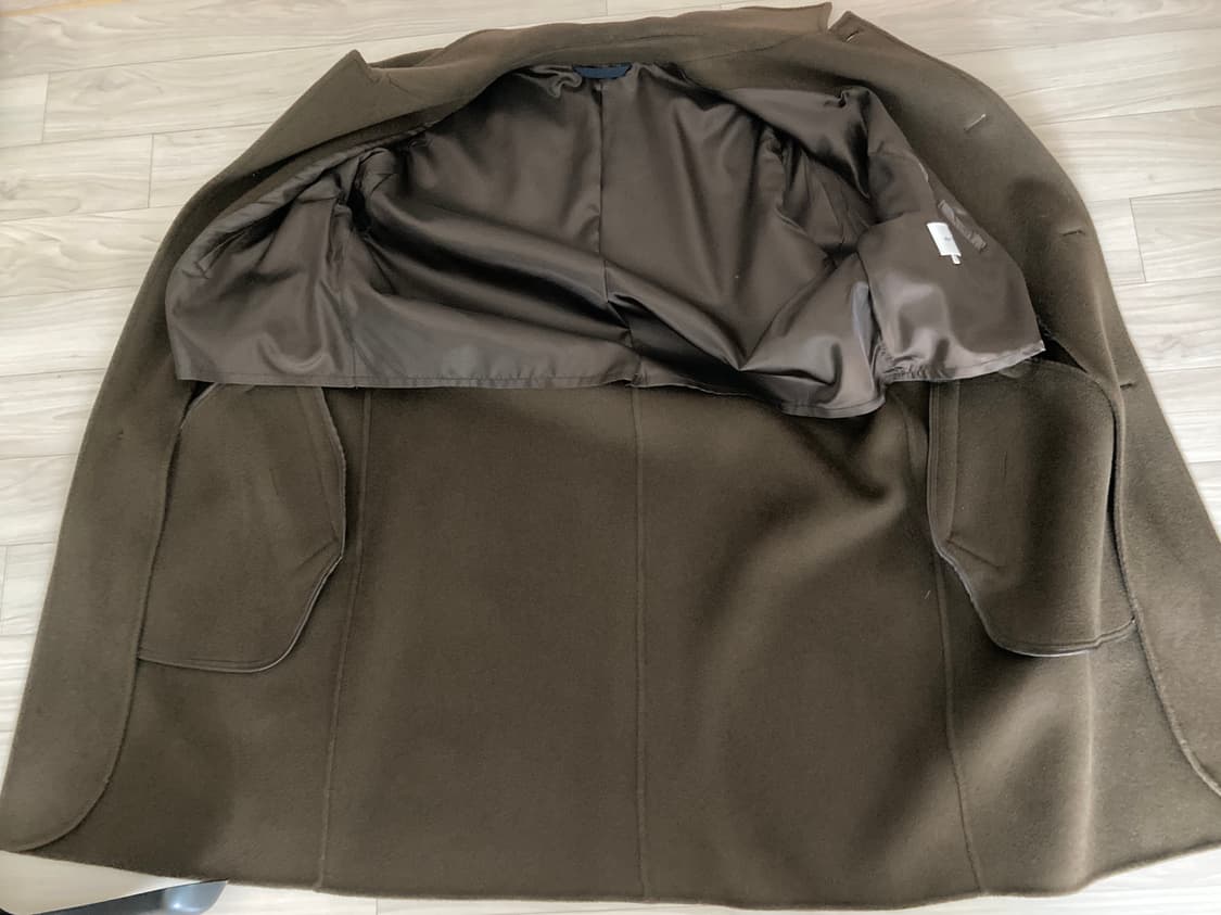 에피그램 울캐시 브라운/카키 핸드메이드 코트 L(100) 상품이미지4