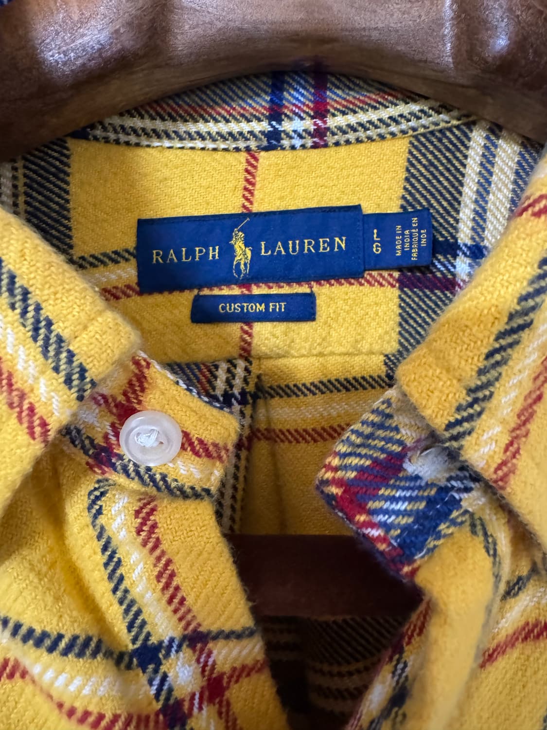 폴로 랄프로렌 플란넬 오버셔츠 L 상품이미지3