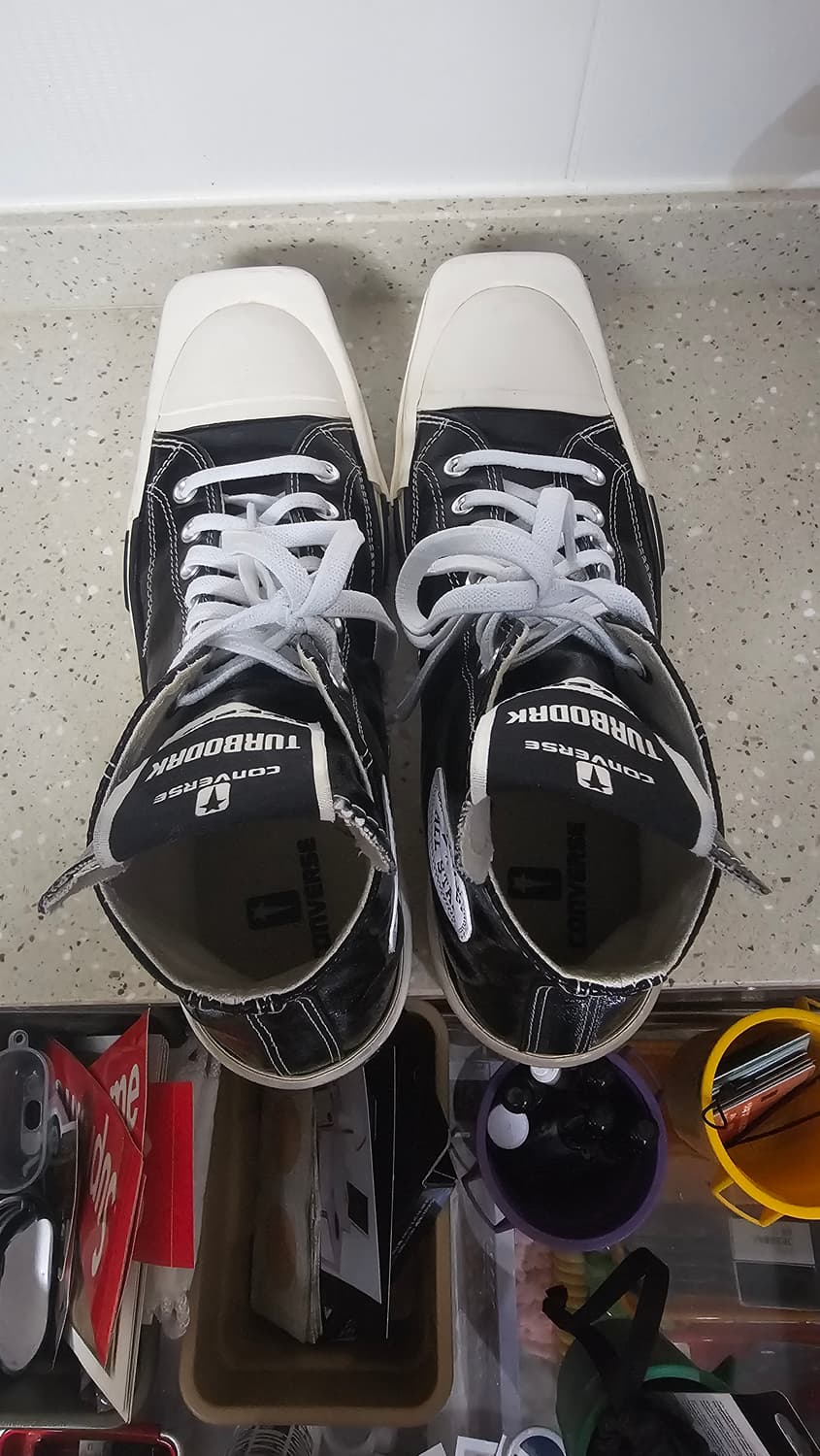 컨버스 터보다크 척 70 하이 다크쉐도우 블랙 래커 데님 270 상품이미지6