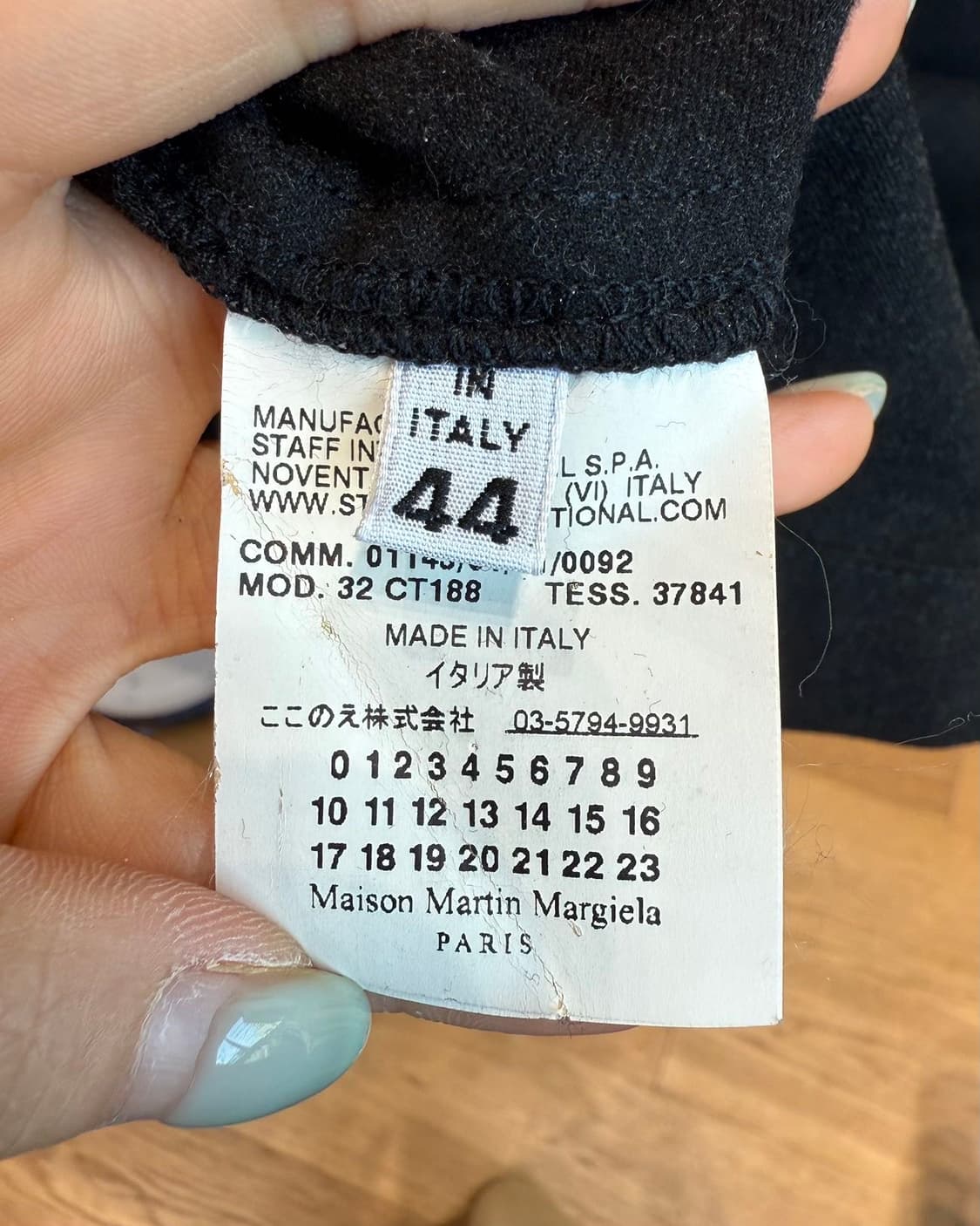 mm6 블랙 사선 집업 자켓  상품이미지9