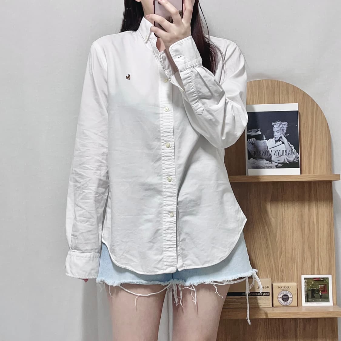 [정품] 폴로 화이트 / 멀티포니 솔리드 셔츠 [ 8 ] 상품이미지2