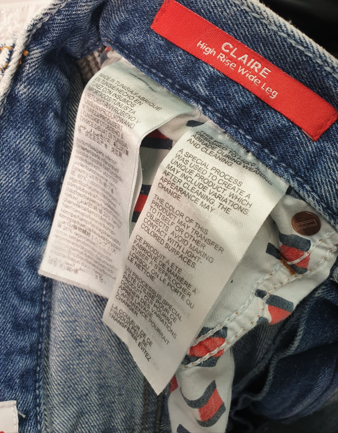 [27]타미힐피거 진스 디스트로이드 와이드 청바지 상품이미지6