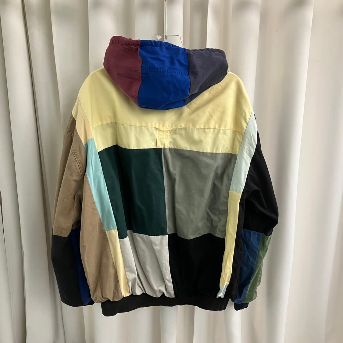 칼하트 리메이크 컬러 블록 패치워크 후드 자켓 XL 상품이미지2
