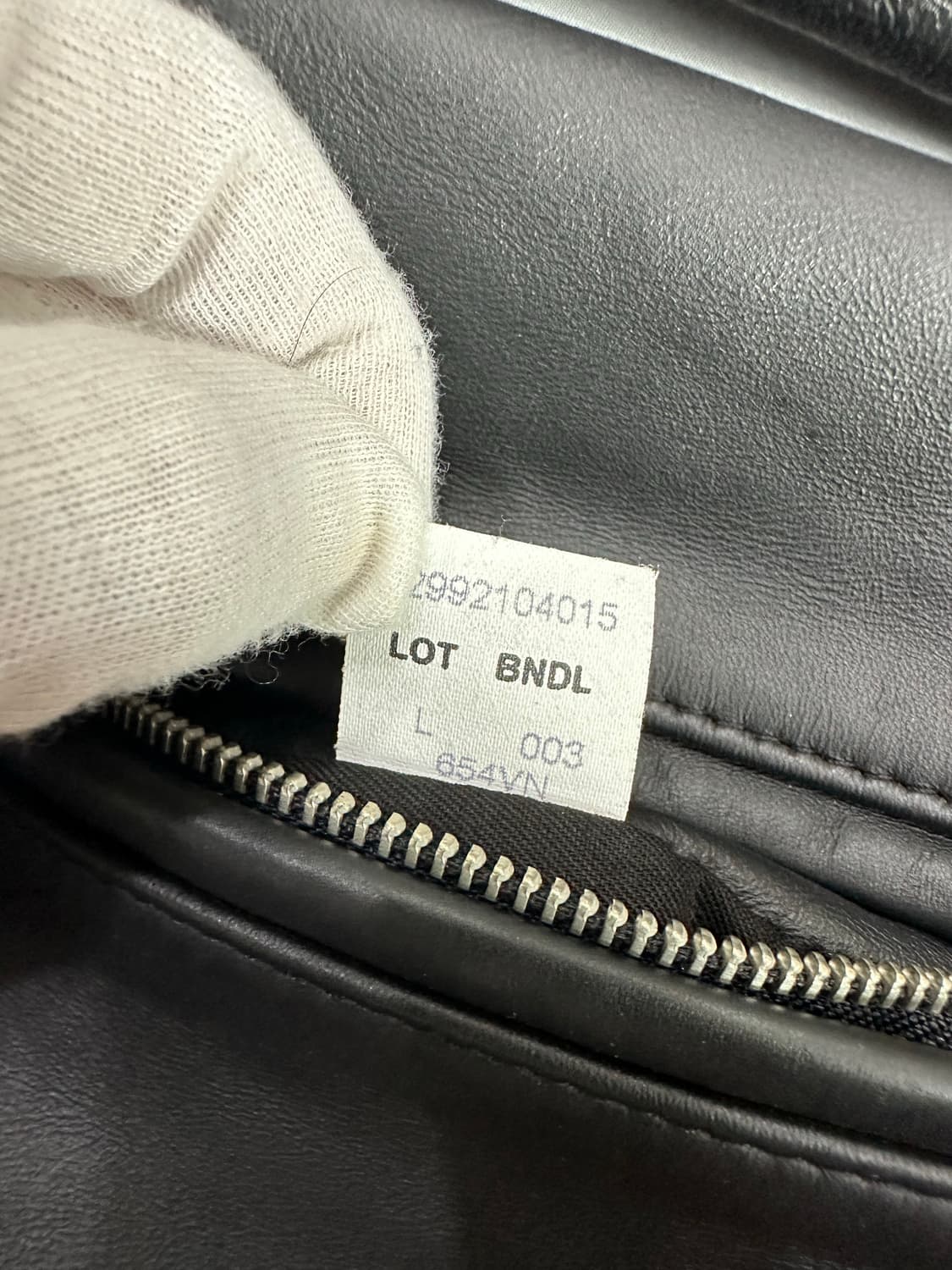 [L] 쇼트 654 카페레이서 카프스킨 싱글 레더 자켓 상품이미지9