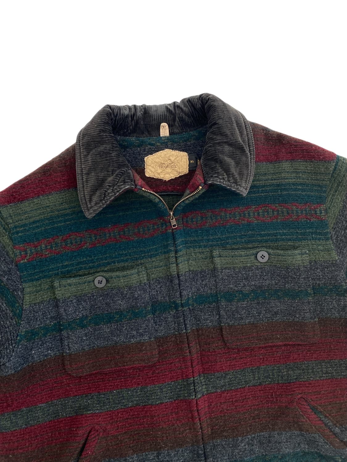 8-90‘s 울리치 블랭킷 스트라이프 울 자켓 상품이미지3