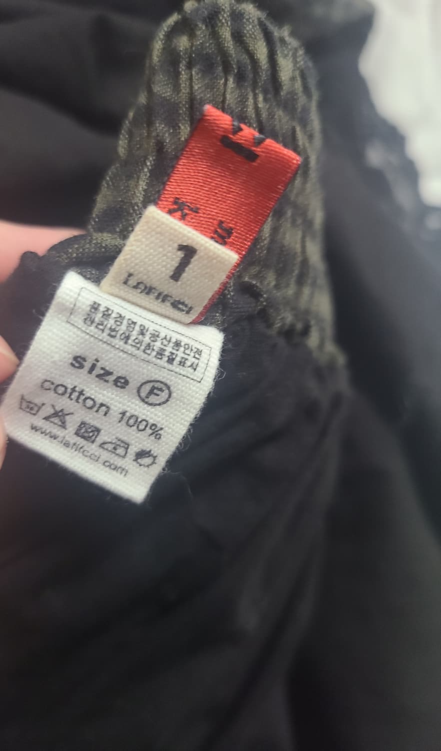 녹색 체크 스커트 상품이미지4