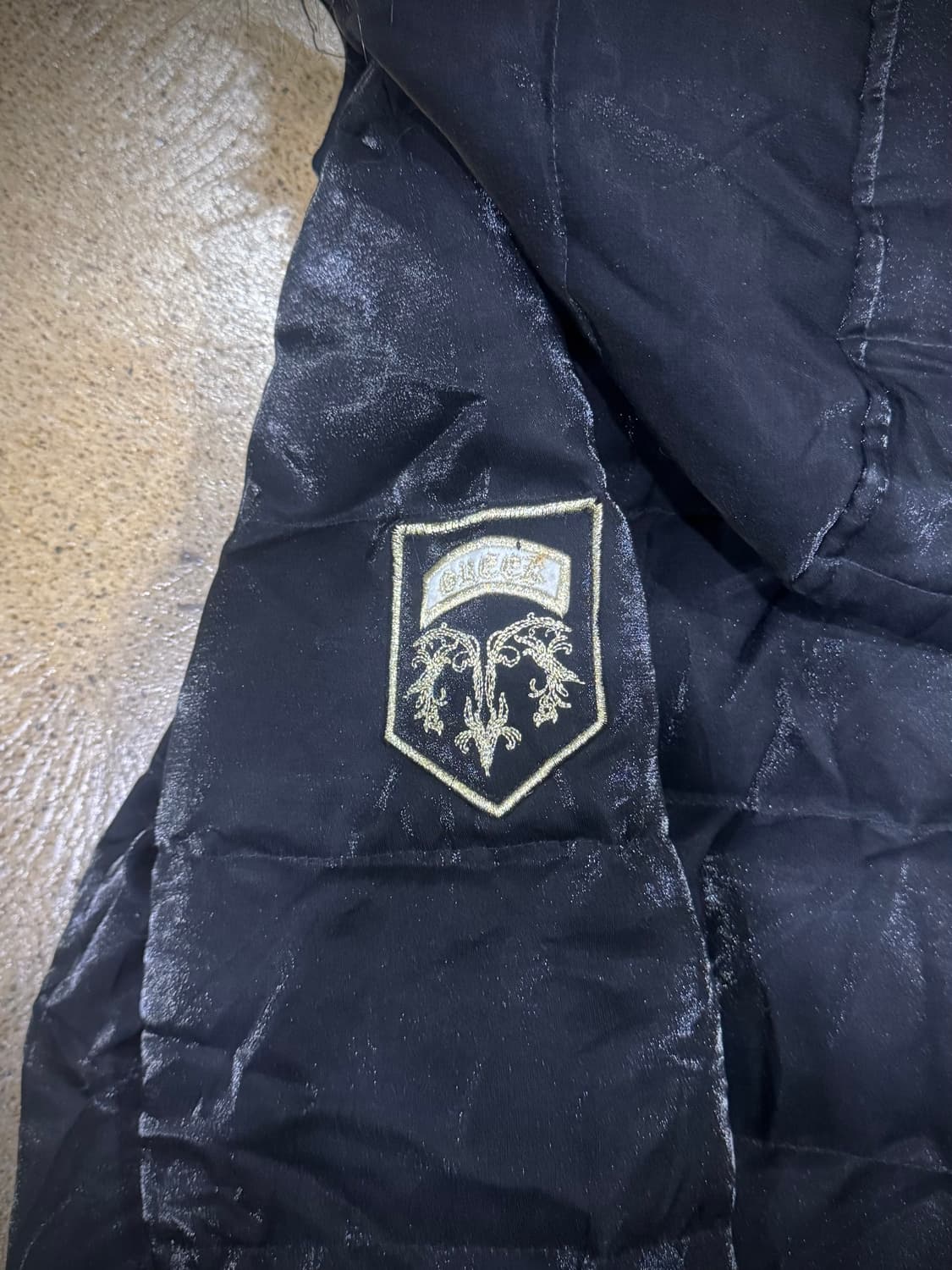 MIDAS Down Jacket Double Zip Glossy Blac 상품이미지7