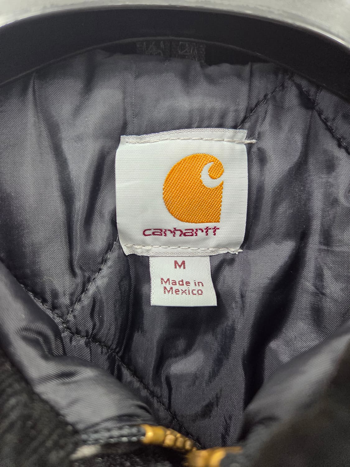 M 칼하트 C26 GVL 샌드스톤 회색  워크 자켓 블랙 상품이미지4