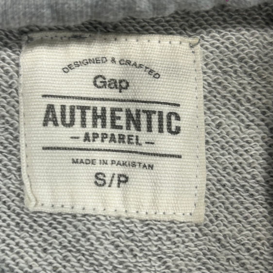 GAP 갭 레드로고 그레이 후드집업 상품이미지5