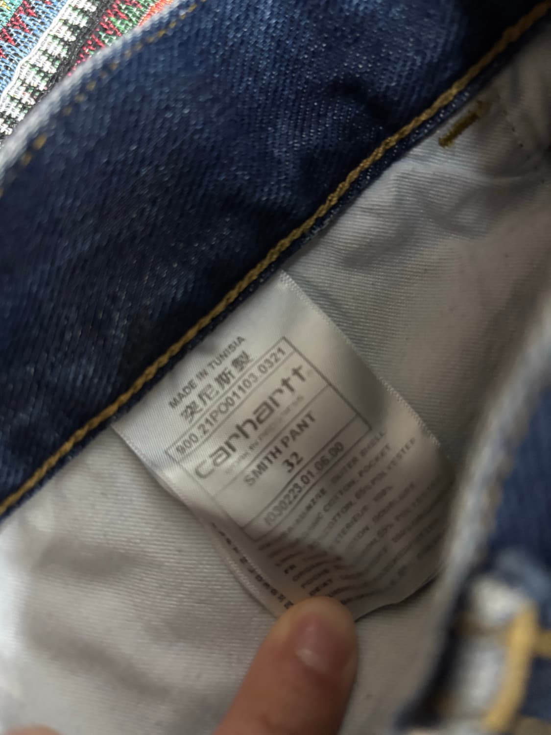 칼하트 WIP 스미스팬츠 (32) 상품이미지3