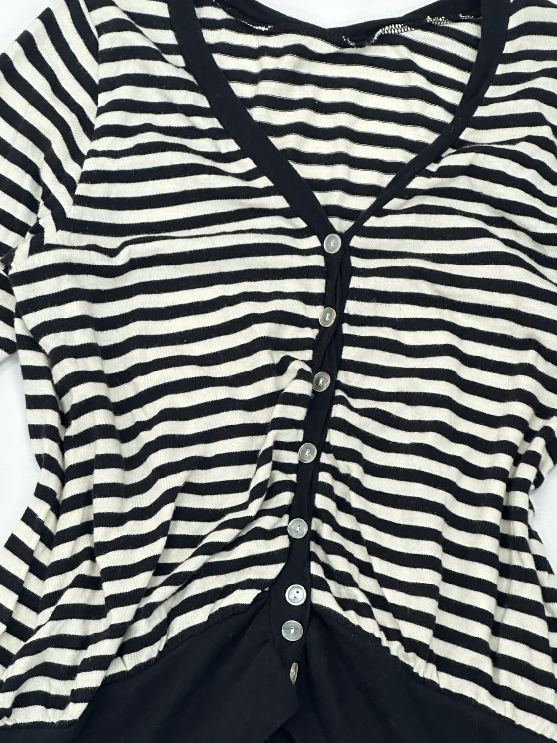 🖤나나깔 단가라 셔링 가디건🖤 루즈핏 펑크 핀터깔 긱 시크 상품이미지4