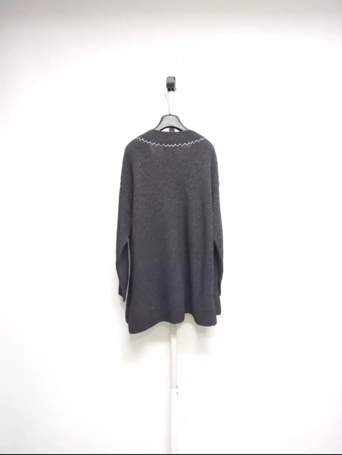 새 세컨플로어 캐시미어 블랜 롱 니트 55~77 상품이미지2