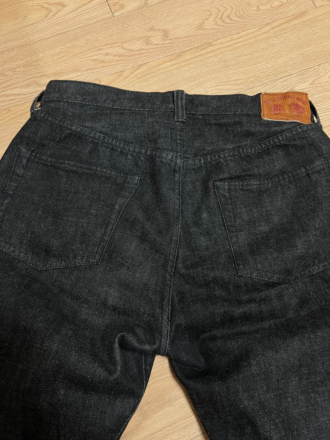 풀카운트 1101 bkwh 블랙화이트 셀비지데님 30x32 상품이미지4