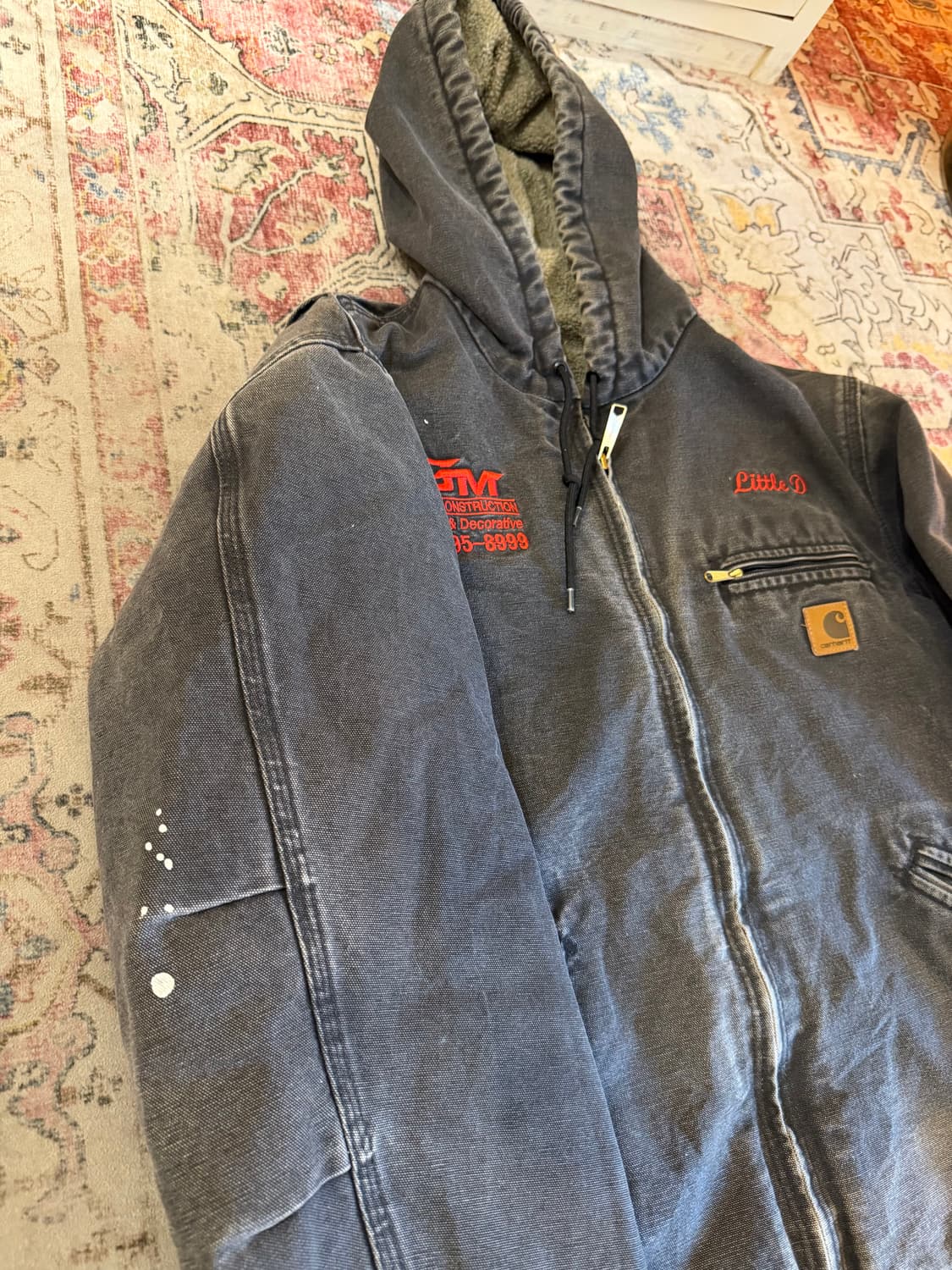 Carhartt]칼하트 J141 시에라 쉐르파 디트로이트 후드자켓 M 상품이미지4