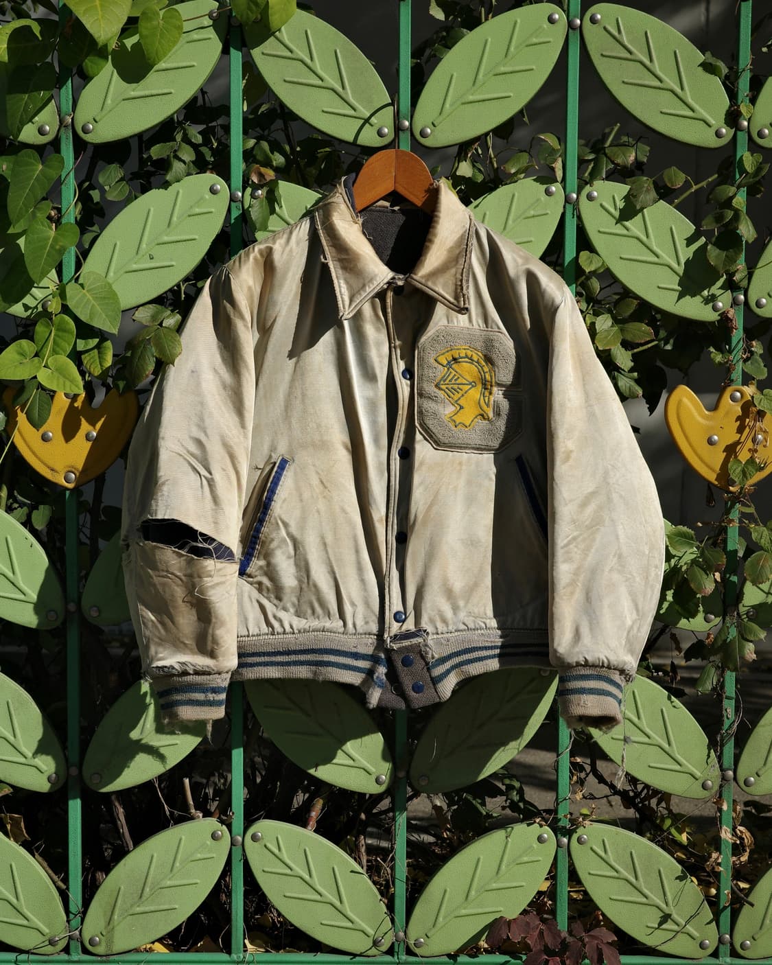 50‘s 리버시블 디스트레스드 레터맨 자켓 상품이미지1