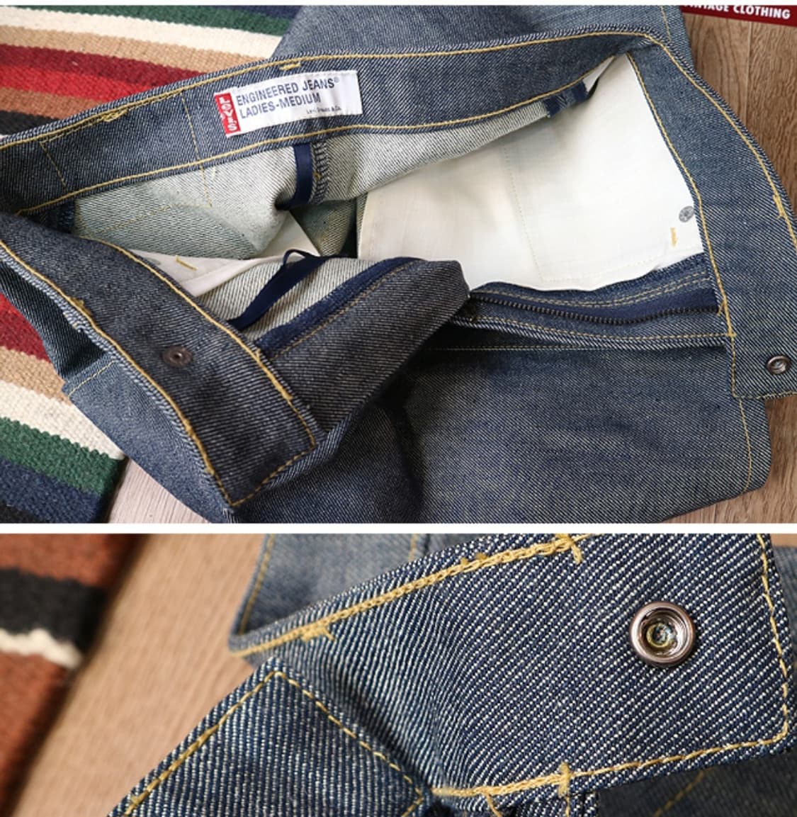 일본판 00S LEVIS 리바이스 엔지니어드 진 짧은 스커트
S 상품이미지8