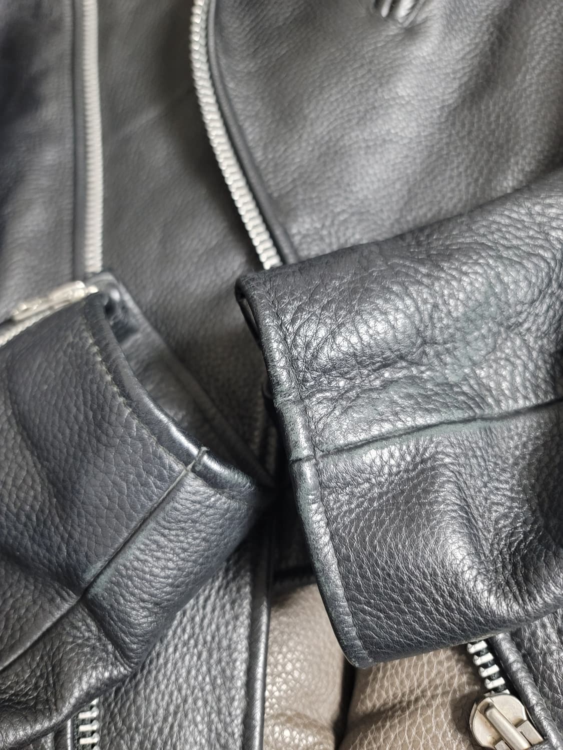 러커즈 소가죽 라이더 자켓 L 100사이즈 상태굿 상품이미지6