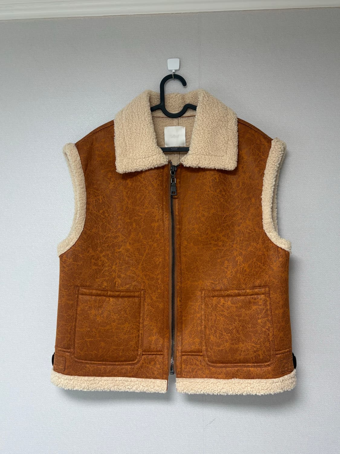 르샵 무스탕조끼 무스탕베스트 페이트양모 상품이미지1