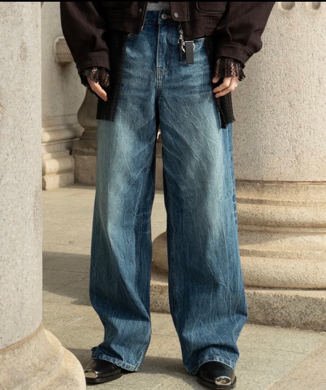 엘무드 맥스 와이드 데님 상품이미지4