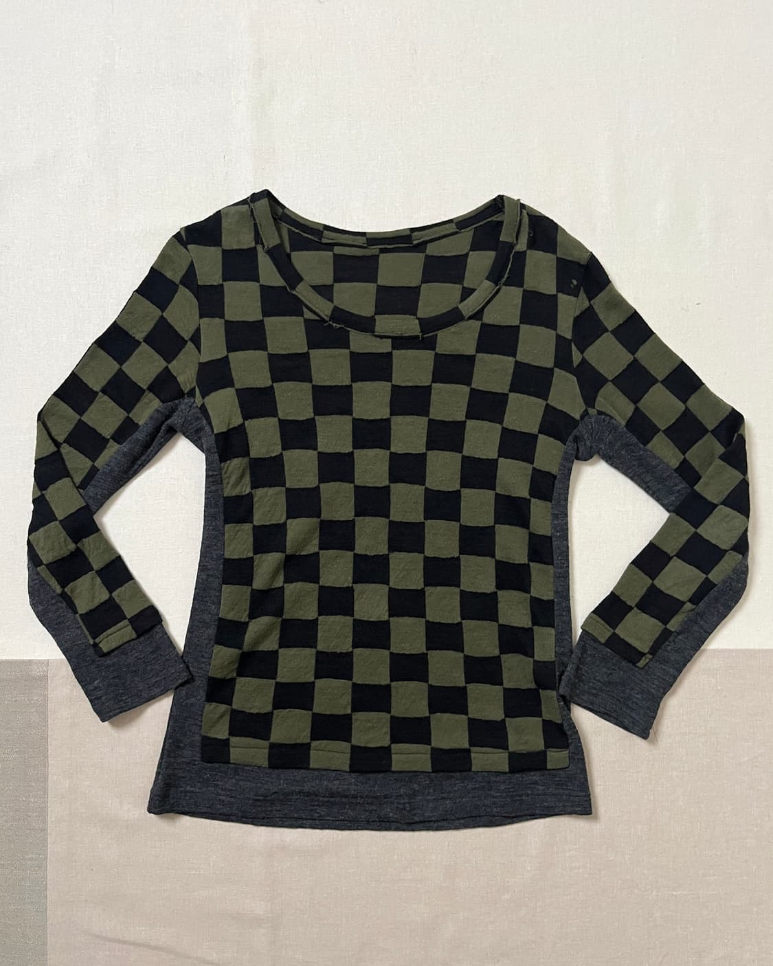 요지야마모토 체커보드 레이어드 니트 Y’s yohji yamamoto 상품이미지4