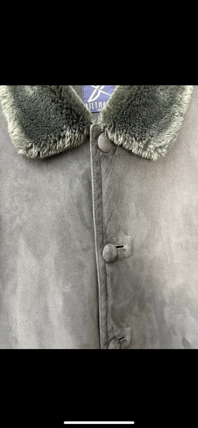 빌트모어 스웨이드 무스탕 하프 코트 H1917 상품이미지3