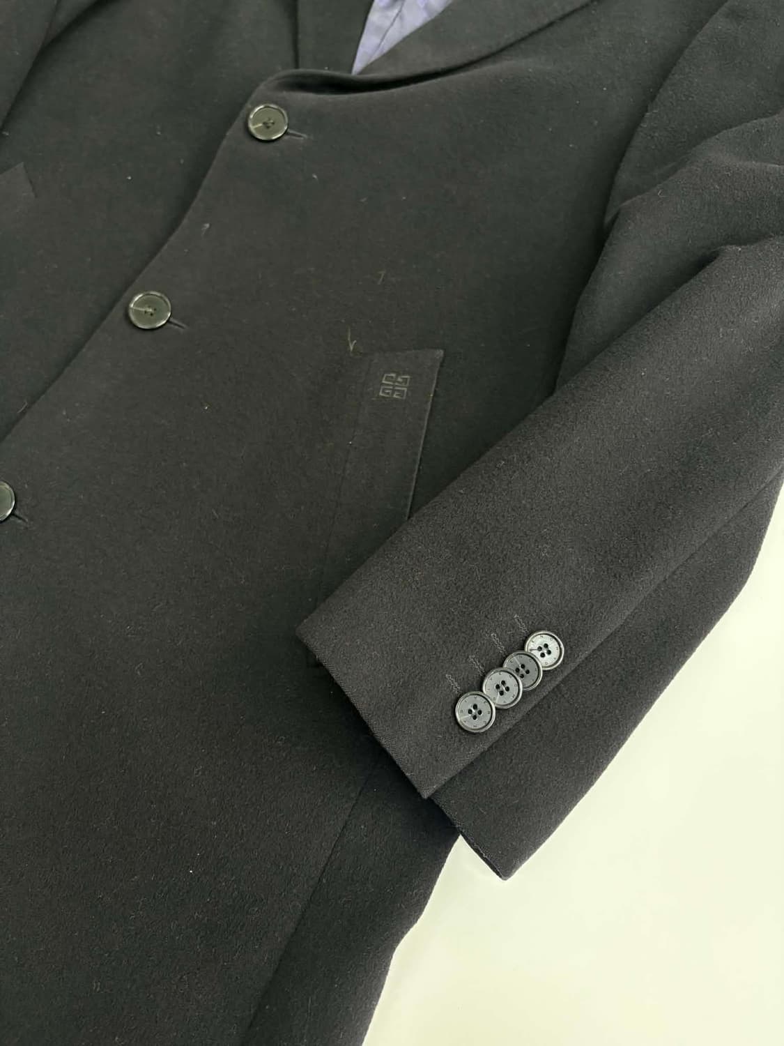 [100] 지방시 블랙 울 싱글 코트 상품이미지7