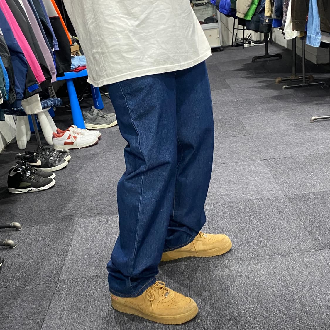 에비수 새상품 자수팬츠 상품이미지7